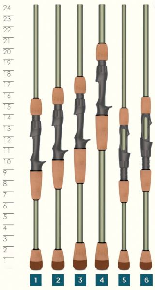 St Croix Legend X Bait Casting Rod XLC610MXF 5.3-17.7g - 